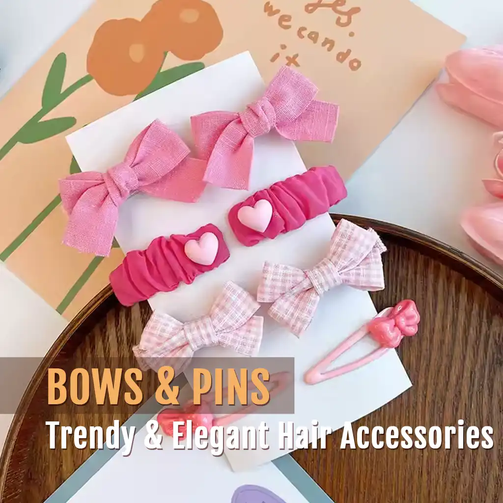Girl's Hair pins and bows